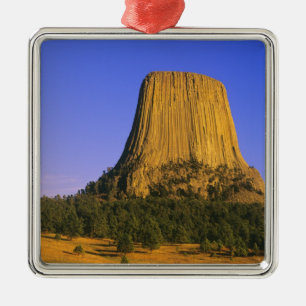 Devils Tower National Monument i Wyoming Julgransprydnad Metall