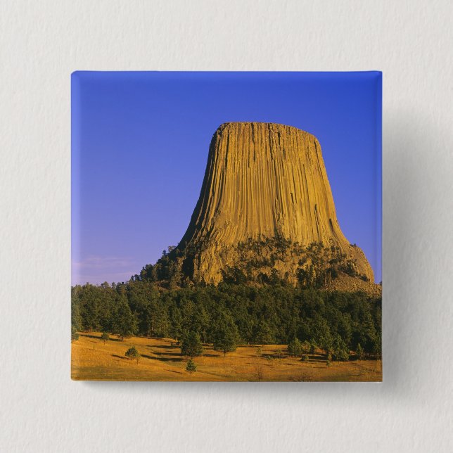 Devils Tower National Monument i Wyoming Knapp (Framsida)