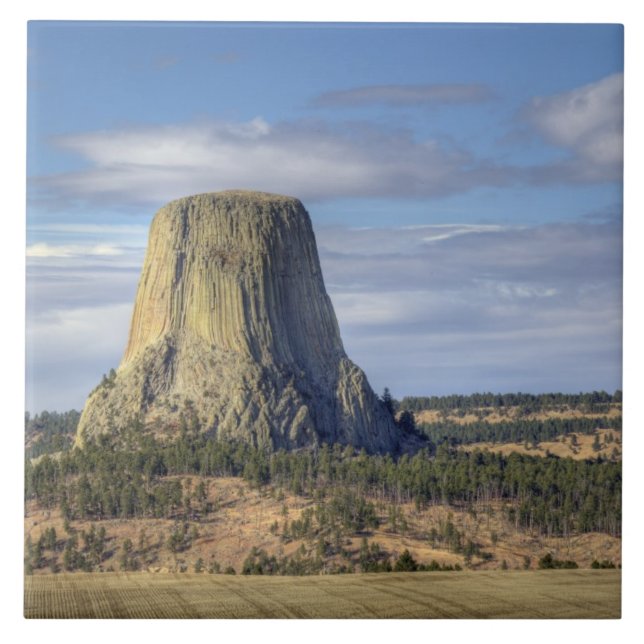 Devils Tower National Monument Kakelplatta (Framsidan)