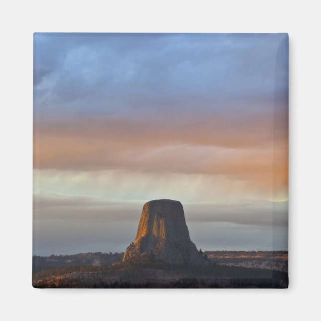 Devils Tower National Monument, Storm vid solnedgå Magnet (Framsidan)