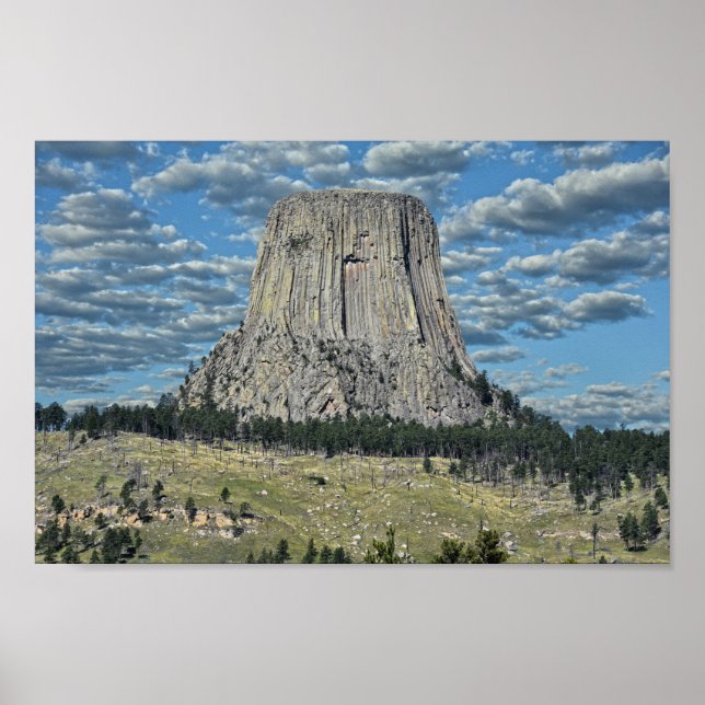 Devils Tower National Monument, Wyoming Poster (Framsidan)
