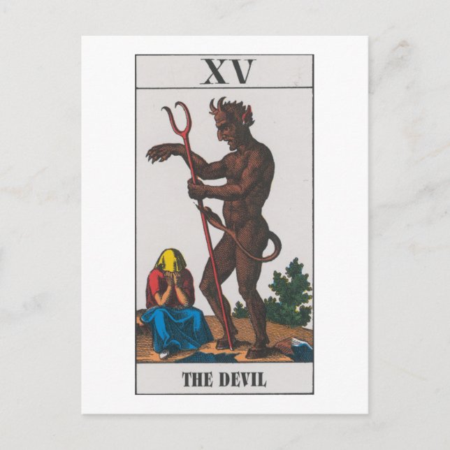 deviltarot vykort (Framsida)