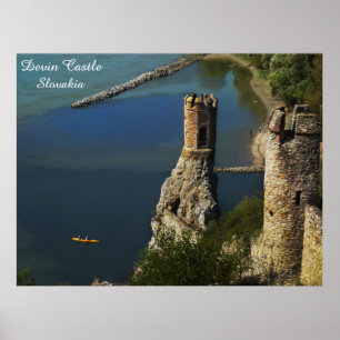 Devin Castle Slovakia Travel Maiden Torn Photo Poster