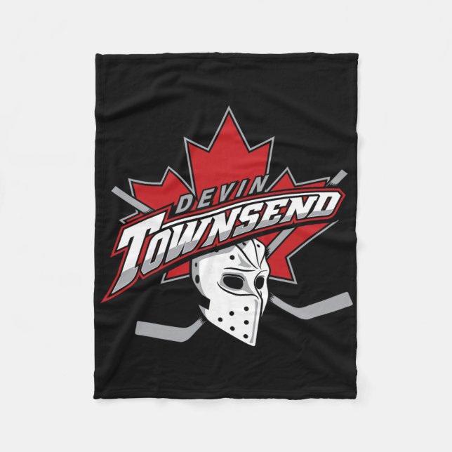 Devin Townsend - hockey'  Fleecefilt (Framsidan)
