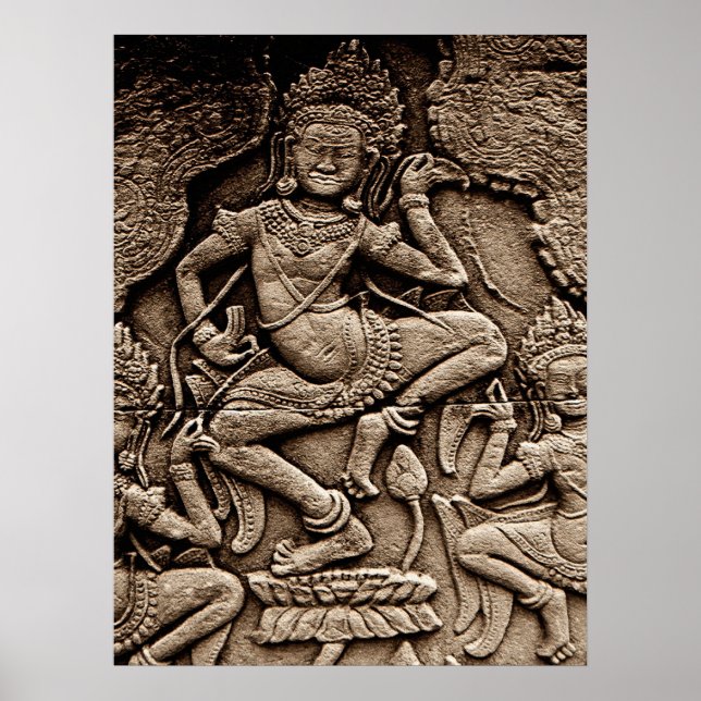 Devine Angkor Wat Poster (Framsidan)