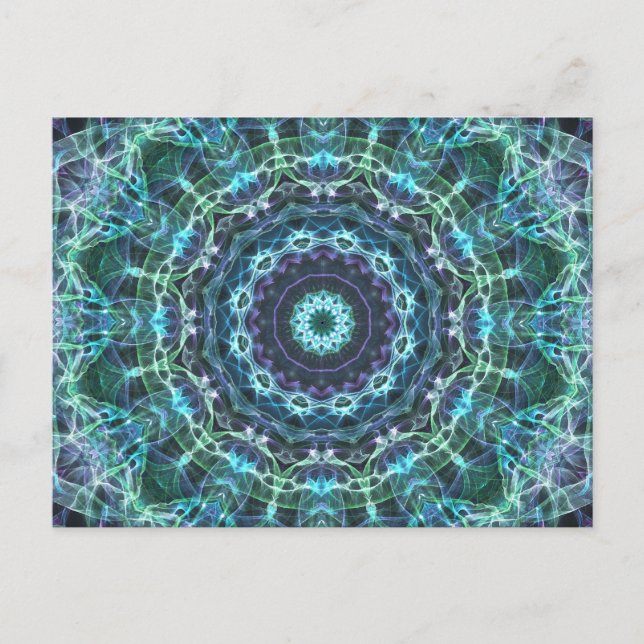 devine mandala vykort (Framsida)