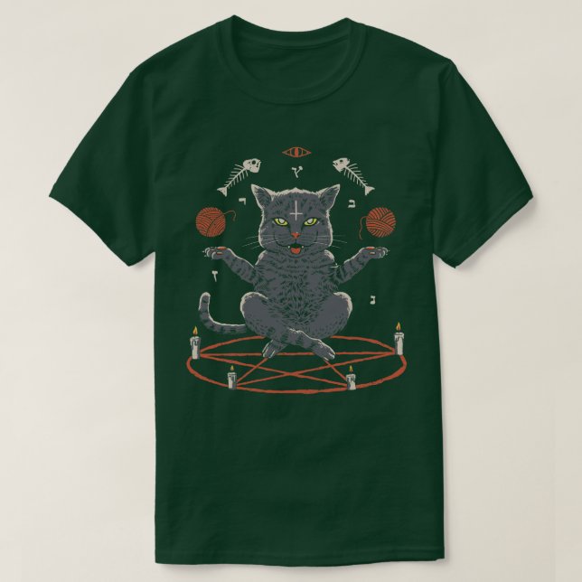 Devious Cat T Shirt (Design framsida)