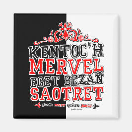 Devise de la Bretagne Magnet