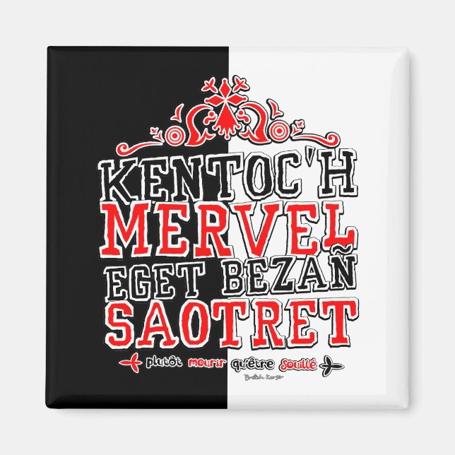 Devise de la Bretagne Magnet (Framsidan)