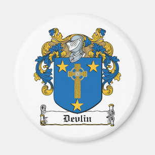 Devlin familjvapensköld magnet