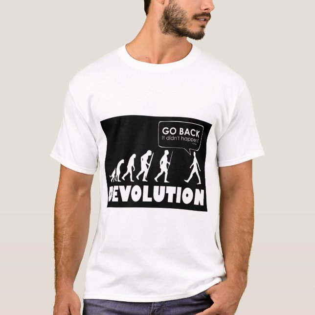 Devolutionen T Shirt (Framsida)