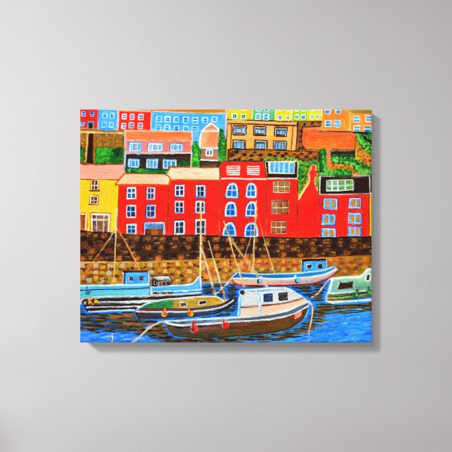 Devon Brixham canvas (Framsida)