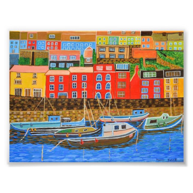 Devon Brixham Fototryck (Framsidan)