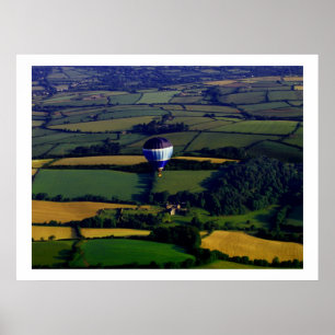 Devon Countryside Luftballong Part 2 Poster