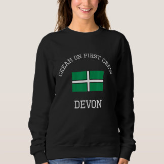 Devon Cream on First Crew Scone Devon Flagga T Shirt