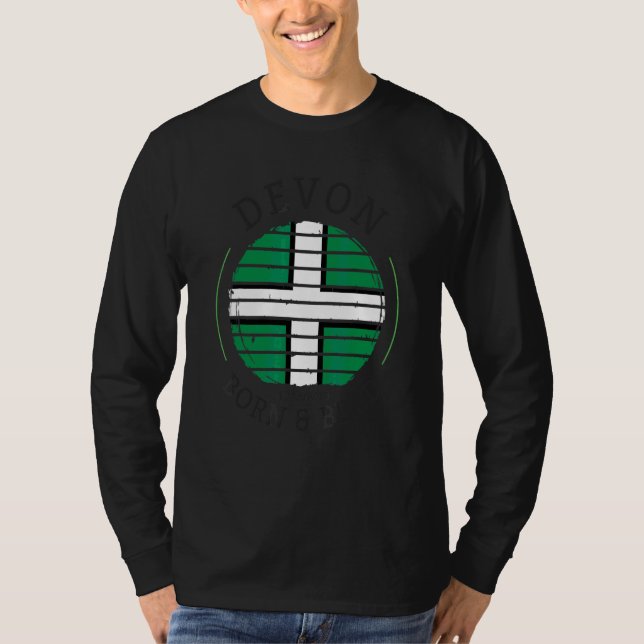 Devon Flagga Idé För Barn & Devon Land i Eng T Shirt (Framsida)