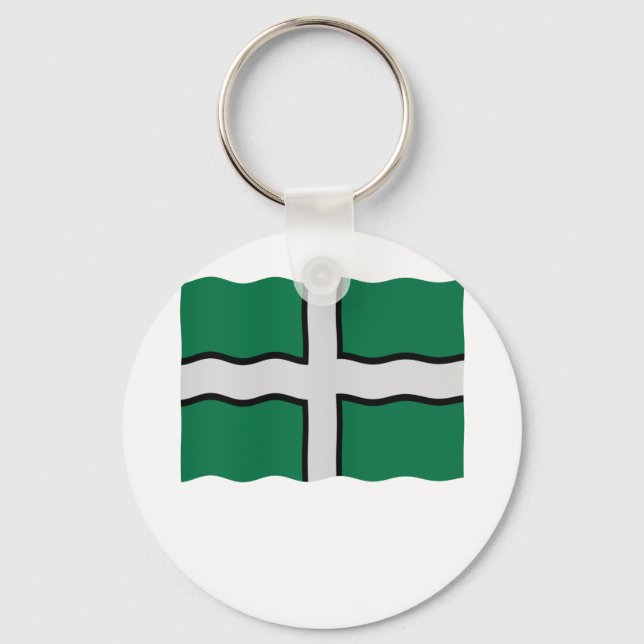 Devon flagga nyckelring (Framsida)