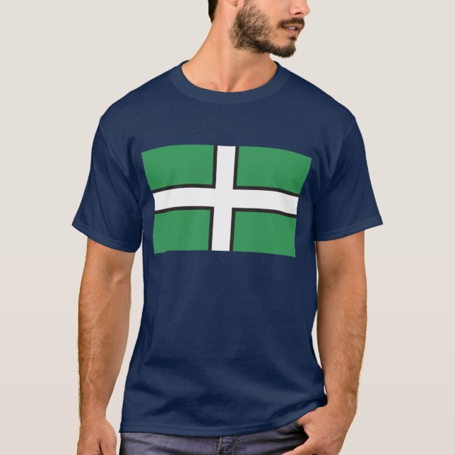 Devon flagga tee shirt (Framsida)
