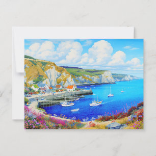 "Devon Harbour Dreamscape" - Ett engelskt Sjölands Vykort