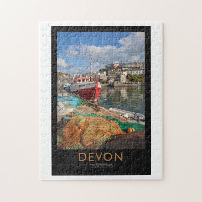 Devon Railway Poster Pussel (Vertikal)