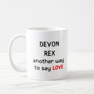 devon rex kärlek kaffemugg