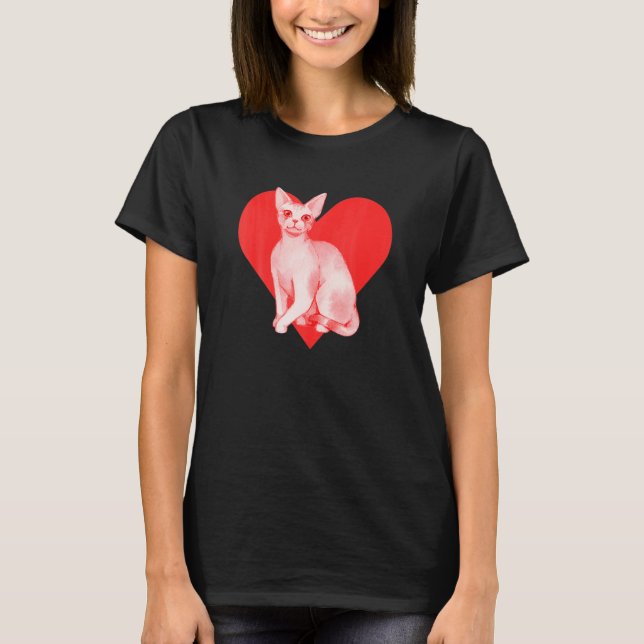 Devon Rex Katt T Shirt (Framsida)