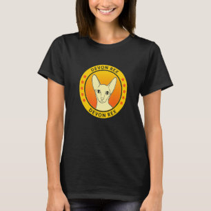 Devon Rex Kattporträtt T Shirt