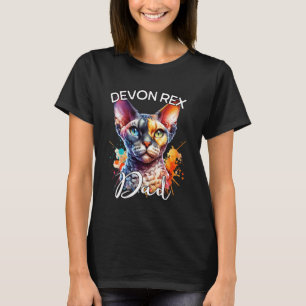 Devon Rex Pappa Devon Rex Katt T Shirt