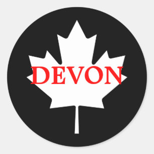 Devon Runt Klistermärke