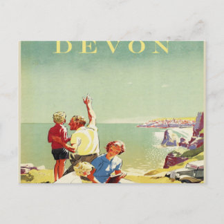 Devon Vintage Travel Vykort