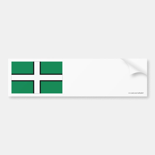 Devonflagga Bildekal (Framsidan)