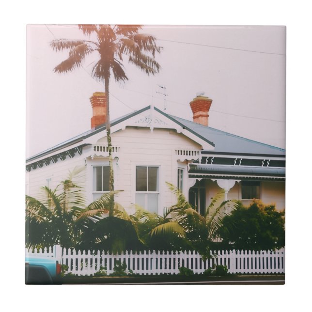 Devonport, Auckland, Nya Zeeland Kakelplatta (Framsidan)