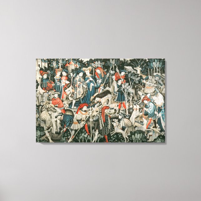 Devonshire Hunting Tapestries Canvastryck (Framsida)