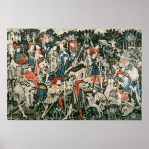 Devonshire Hunting Tapestries Poster