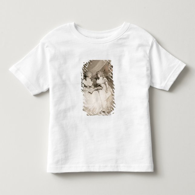 Devonshire och hennes syster, the Coun T-shirt (Framsida)