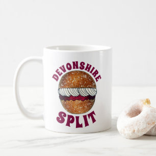 Devonshire Split British Pastry Pastries UK Baking Kaffemugg
