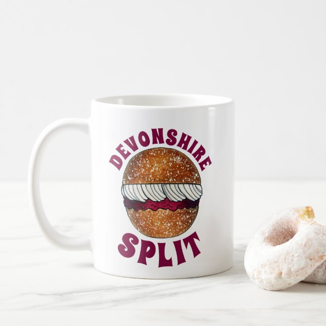 Devonshire Split British Pastry Pastries UK Baking Kaffemugg (Med munk)