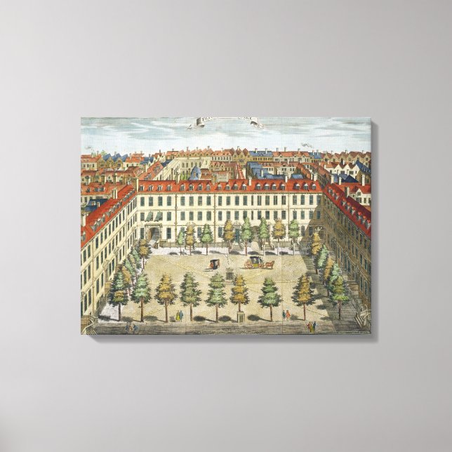 Devonshire Square, for 'Stow's Survey of London', Canvastryck (Framsida)