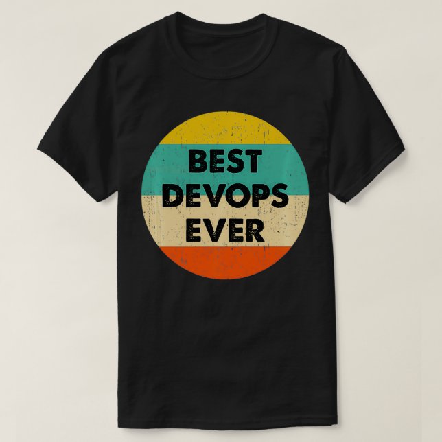 Devops Best Devops nånsin Pullover T Shirt (Design framsida)
