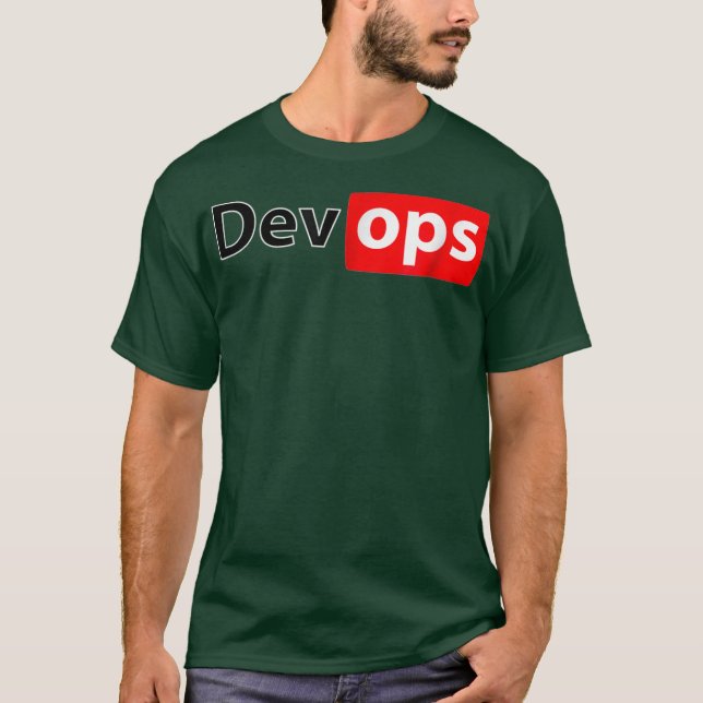 Devops lustiga datorer t shirt (Framsida)