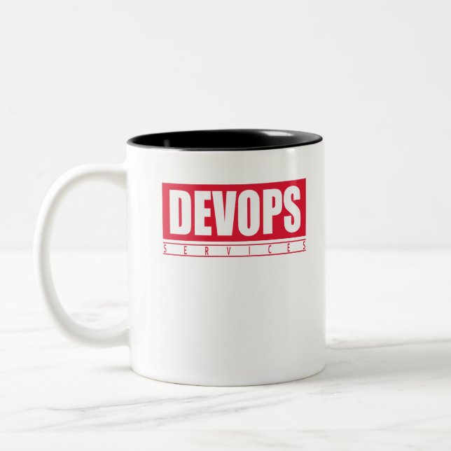 Devops marvelous Två-Tonad mugg (Vänster)