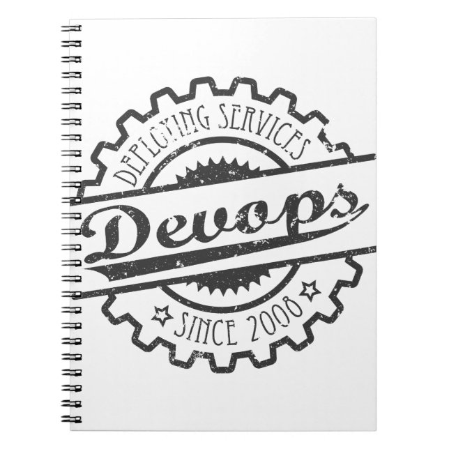 Devops vintage anteckningsbok (Framsidan)