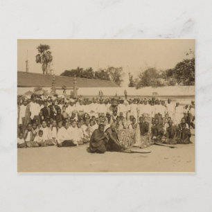 Devotions at the Arakan Pagoda, Mandalay, Vykort