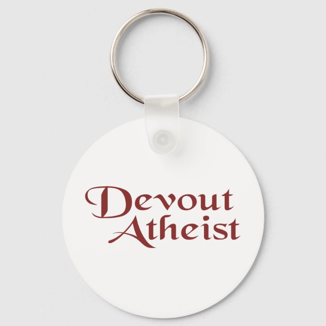 Devout Atheist Nyckelring (Framsida)