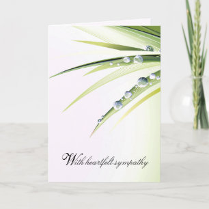 Dew Droppar Sympathy Kort