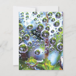 Dew Drops Cascade in i Himmel, Mesmerizing botaniq Vykort