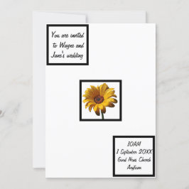 Dew Drots Daisy Bröllop Inbjudningar