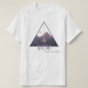 Dew gjorde mig blå t shirt