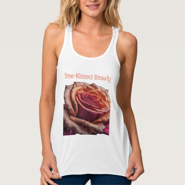 Dew-Kissed Beauty Linne Med Racerback (Framsida)
