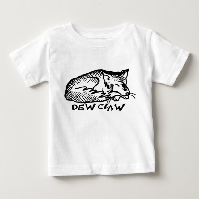 Dew Klo, Hund för Baby Lång TTE T-shirt (Framsida)